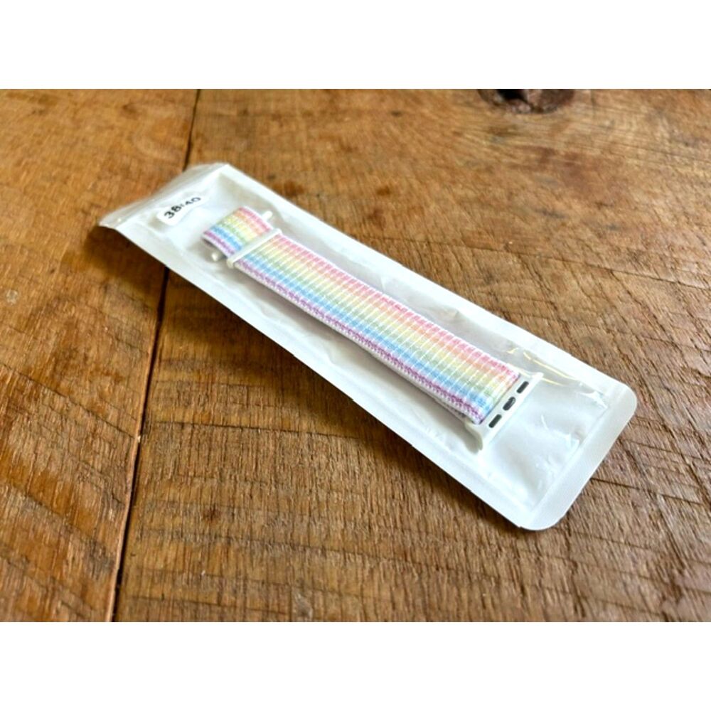 Apple watch band - Rainbow - Stretch - velcro - 38/40 mm size